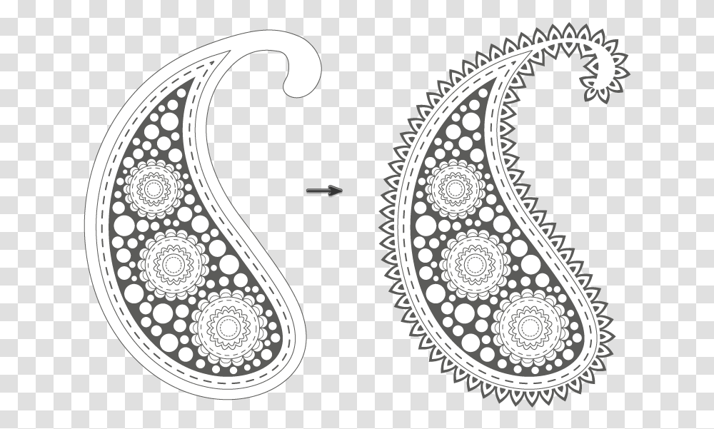 How Create A Pattern In Adobe Illustrator Paisley Shape, Label, Doodle, Drawing Transparent Png