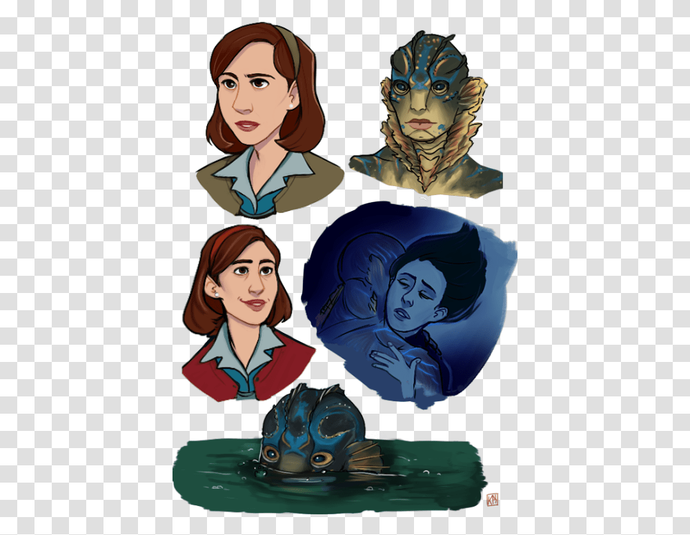 How Do You Draw Tumblr Shape Of Water Drawing, Comics, Book, Person Transparent Png