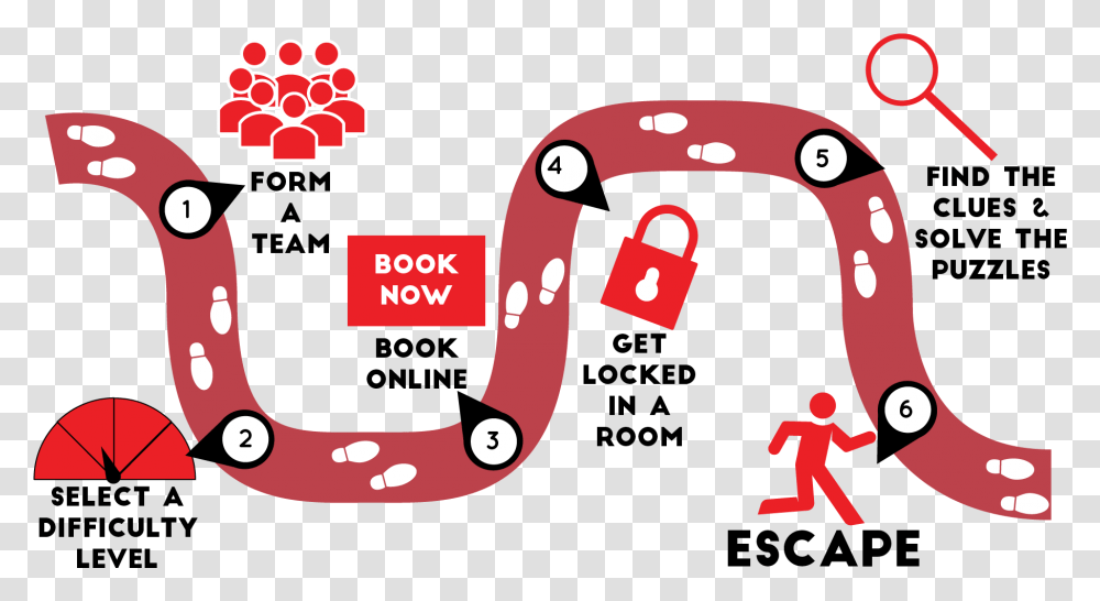 How Does Escape Masters Escape Game Works Clipart Escape Room Cartoon, Horseshoe Transparent Png