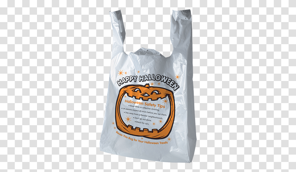 How Does Your Grocery Store Celebrate Halloween Novolex Halloween Plastic Grocery Bag, Plastic Bag, Food, Person, Human Transparent Png
