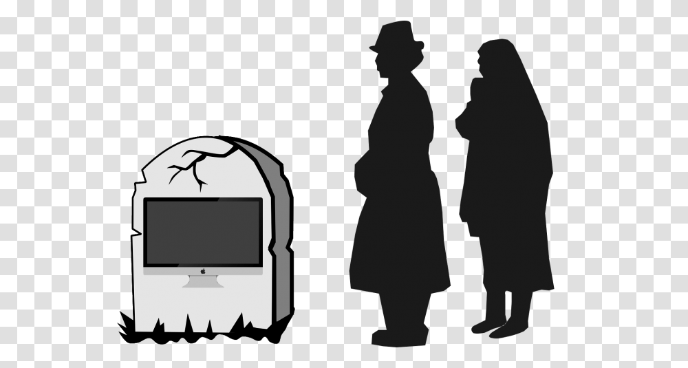 How Long Does A Mac Last, Silhouette, Monitor, Screen, Electronics Transparent Png