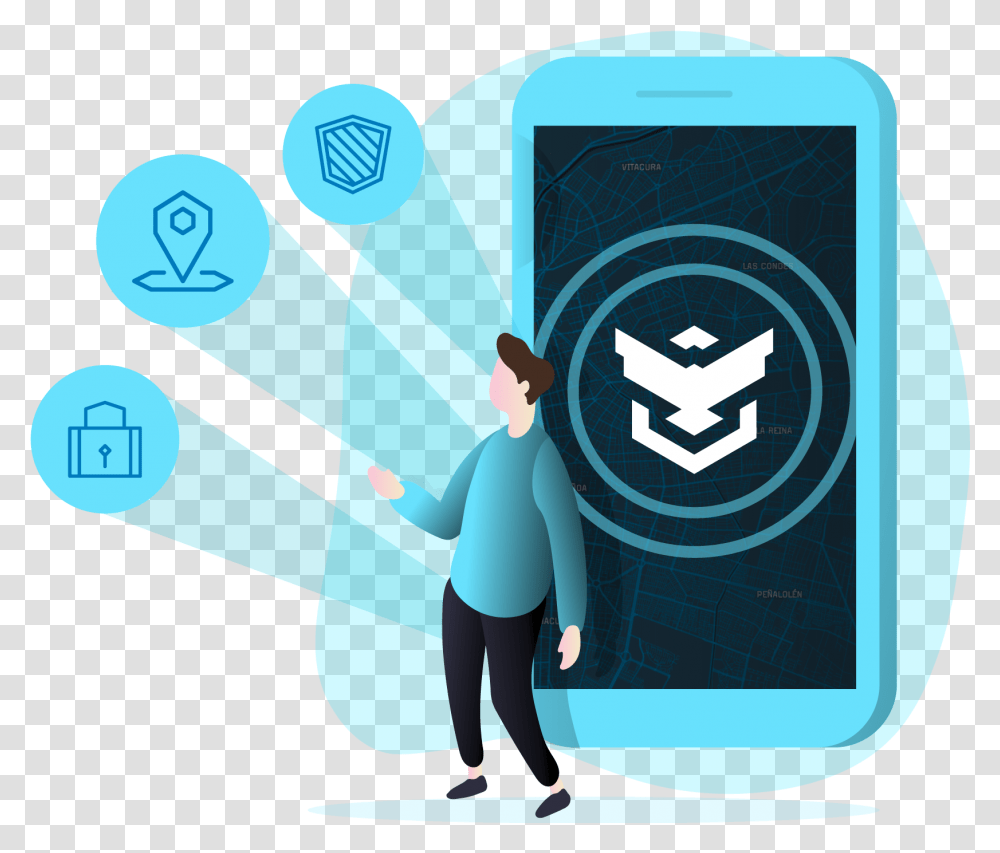 How Prey Works Learn To Protect Your Phones Laptops Graphic Design, Person, Electronics, Text, Art Transparent Png