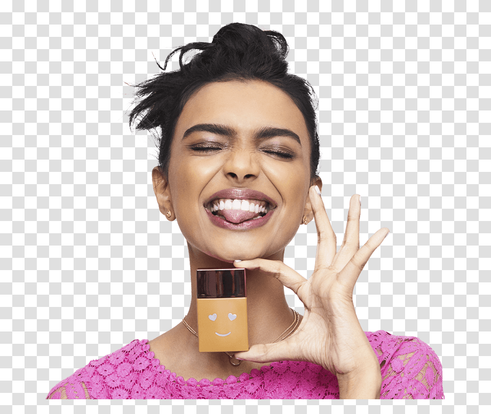 How To Apply Hello Happy Soft Blur Foundation Girl, Person, Human, Face, Wristwatch Transparent Png