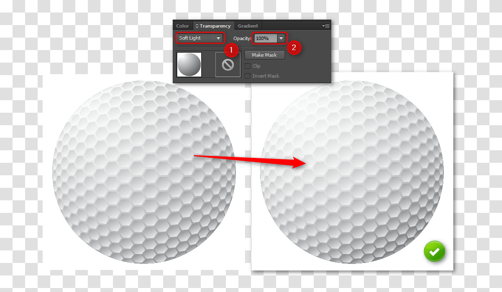 How To Create A Golf Ball In Illustrator Make A Golf Ball In Illustrator, Sport, Sports, Rug, Sphere Transparent Png