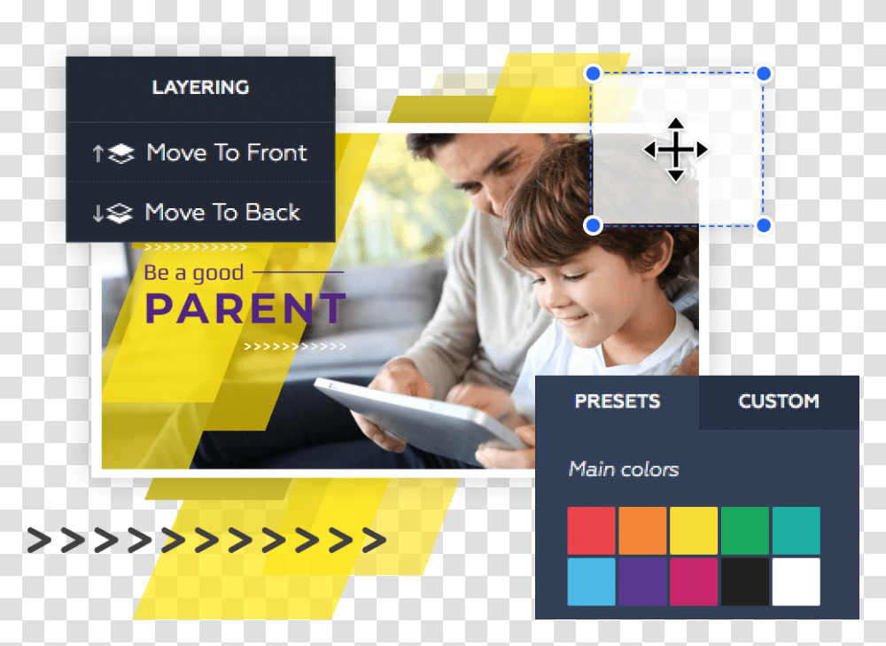 How To Customize Your Content Genitori E Social Network, Poster, Advertisement, Person, Human Transparent Png