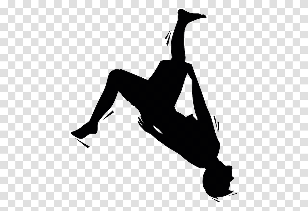 How To Do A Backflip The Five Best Ways To Learn A Backflip, Silhouette, Person, Human, Stencil Transparent Png