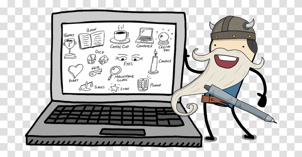 How To Doodle Beginner Course Iq Doodle School Note Taking Clipart, Pc, Computer, Electronics, Laptop Transparent Png