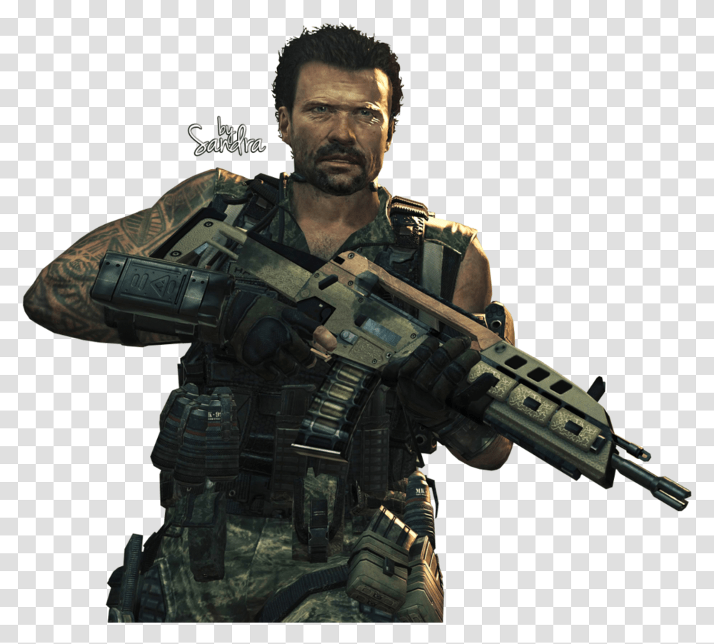 How To Download Cod Mw Remastered Free For Mac Personaggi Black Ops, Human, Gun, Weapon, Weaponry Transparent Png