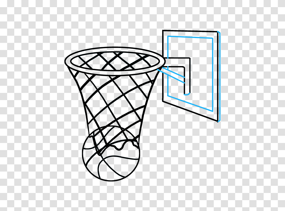 How To Draw A Basketball Hoop, Sink Faucet Transparent Png
