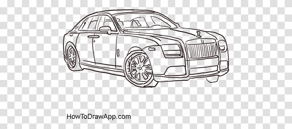 How To Draw A, Car, Vehicle, Transportation, Sedan Transparent Png