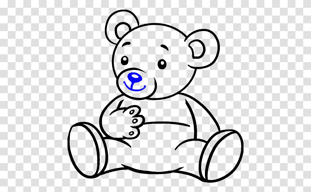 How To Draw A Cartoon Bear How To Draw, Logo, Trademark Transparent Png