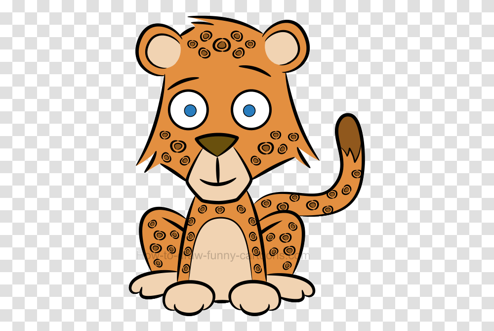 How To Draw A Cute Baby Cheetah, Animal, Face, Mammal, Doodle Transparent Png