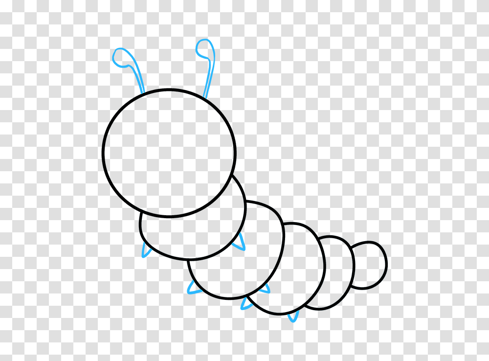 How To Draw A Cute Caterpillar, Sphere, Green, Pin, Lamp Transparent Png