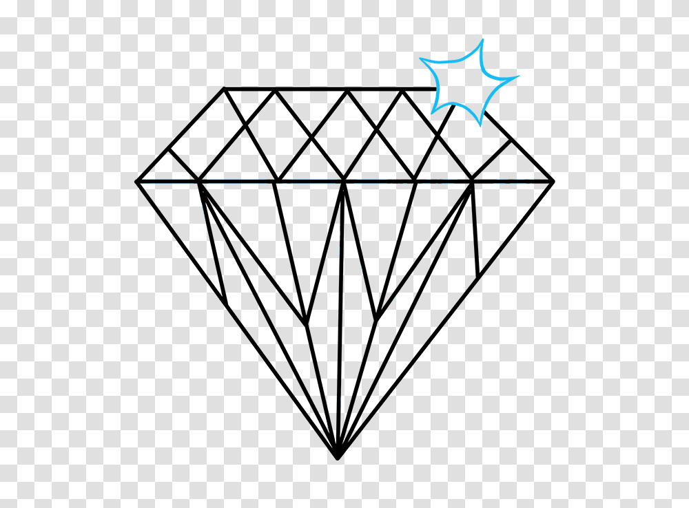 How To Draw A Diamond, Gemstone, Jewelry, Accessories, Accessory Transparent Png