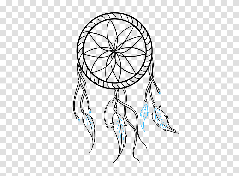 How To Draw A Dream Catcher, Nature, Outdoors, Night, Tree Transparent Png