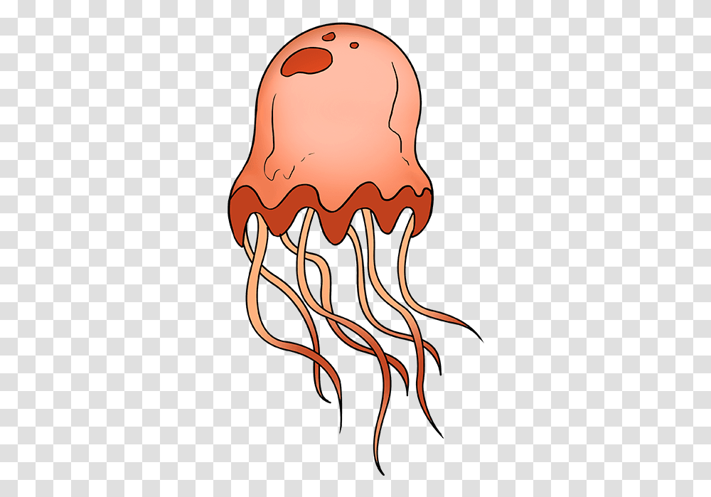 How To Draw A Jellyfish Cartoon Jellyfish Free Clipart, Plant, Food, Produce, Vegetable Transparent Png