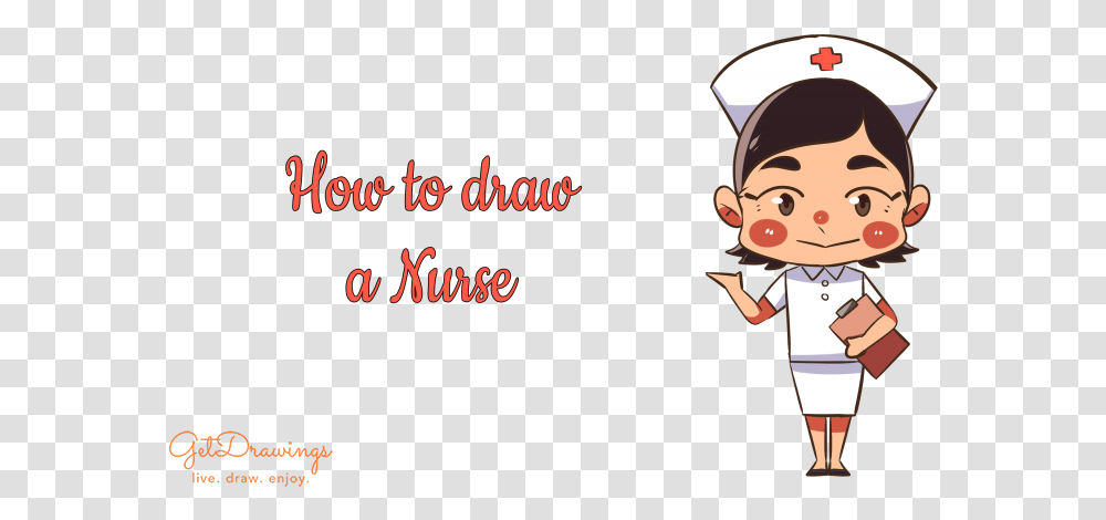 How To Draw A Nurse, Person, Nature, Outdoors Transparent Png