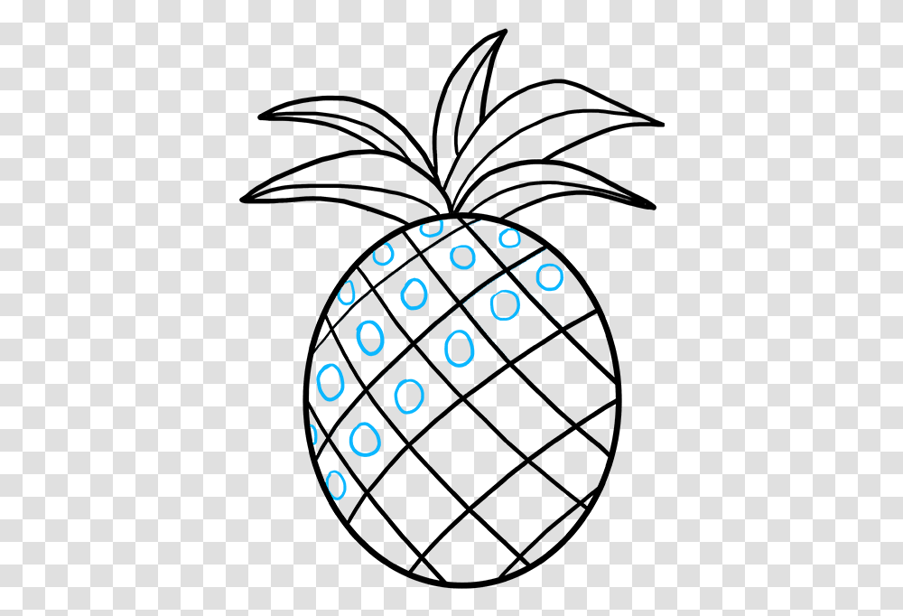 How To Draw A Pineapple Easy Drawing Of Pineapple, Bubble Transparent Png