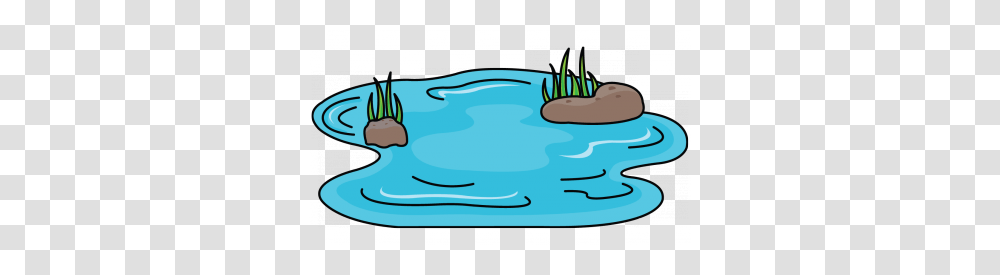 How To Draw A Pond Background For Your Drawing Step Art, Water, Pool, Tub, Outdoors Transparent Png