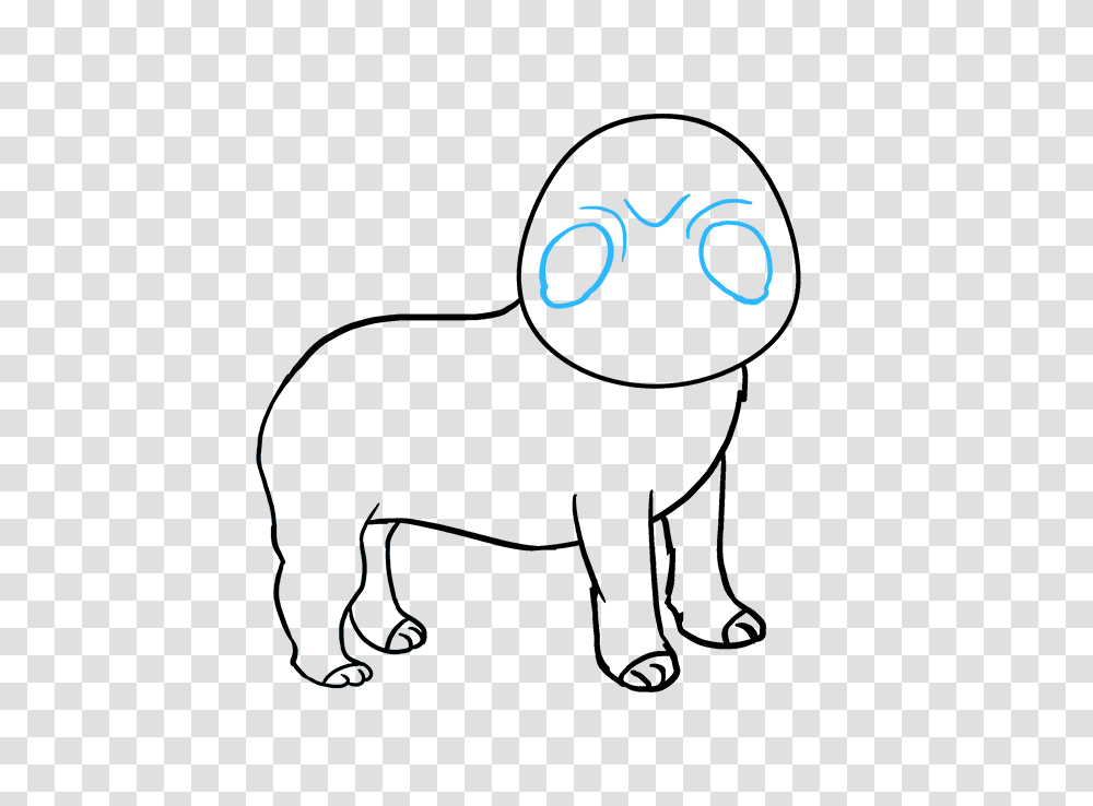 How To Draw A Pug, Mammal, Animal, Silhouette, Pig Transparent Png