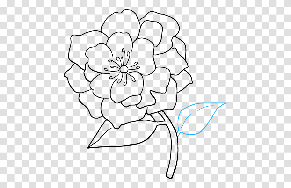 How To Draw A Really Easy Tutorial Cut Flower Drawing, Sunglasses, Outdoors Transparent Png