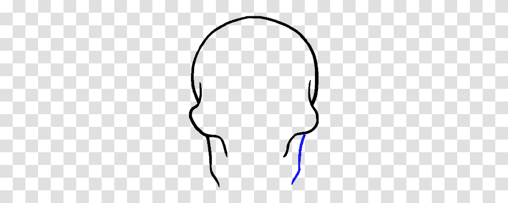How To Draw A Skull Step Facile Tete De Mort Dessin, Outdoors, Nature, Gray Transparent Png