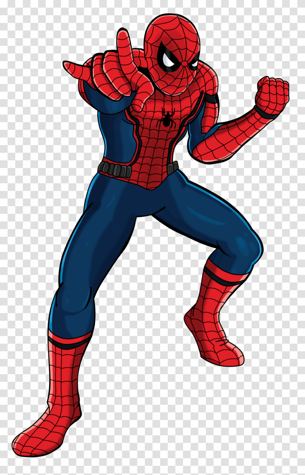 How To Draw A Spiderman Step By Easy Realistic Spiderman Clipart, Sleeve, Hand, Long Sleeve Transparent Png