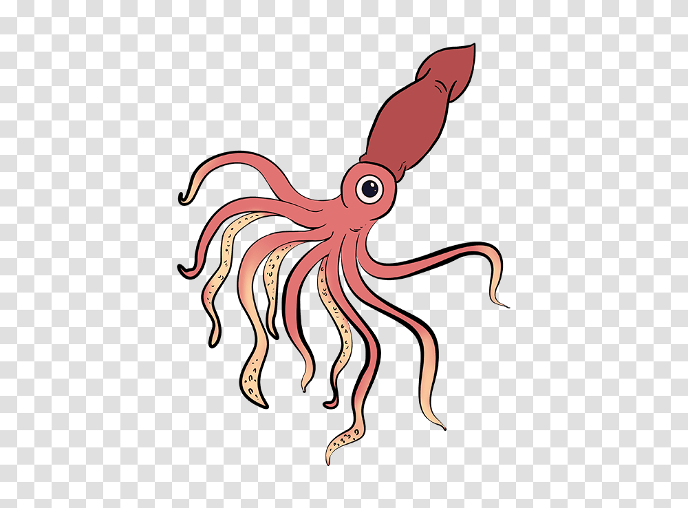 How To Draw A Squid, Antelope, Wildlife, Mammal, Animal Transparent Png