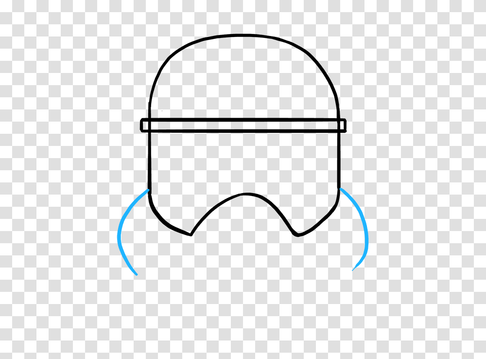 How To Draw A Stormtrooper Helmet Really Easy Drawing Tutorial, Goggles, Accessories, Accessory, Label Transparent Png