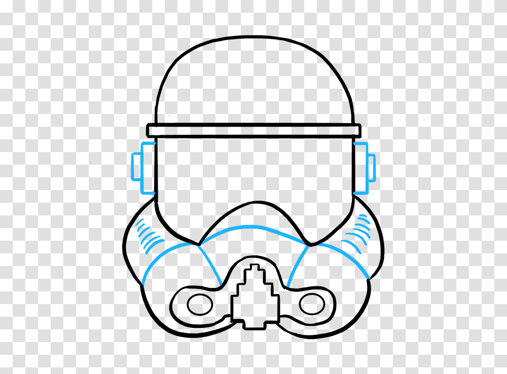 How To Draw A Stormtrooper Helmet Really Easy Drawing Tutorial, Goggles, Accessories Transparent Png