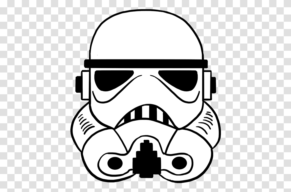 How To Draw A Stormtrooper Helmet - Really Easy Drawing Tutorial Star Wars Clipart, Stencil, Sunglasses, Symbol, Clothing Transparent Png