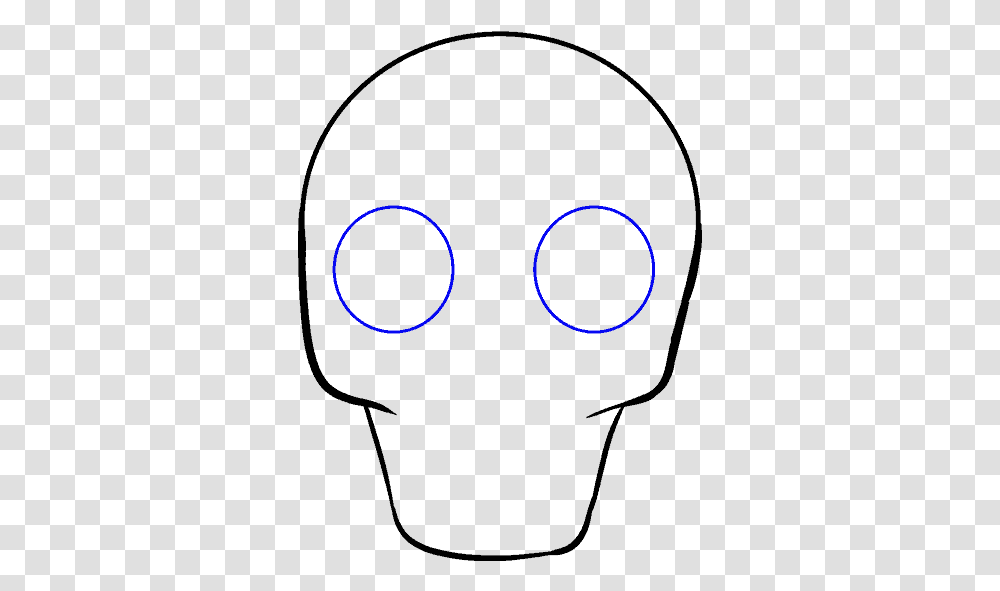 How To Draw A Sugar Skull Step, Eclipse, Astronomy, Bowl, Sphere Transparent Png