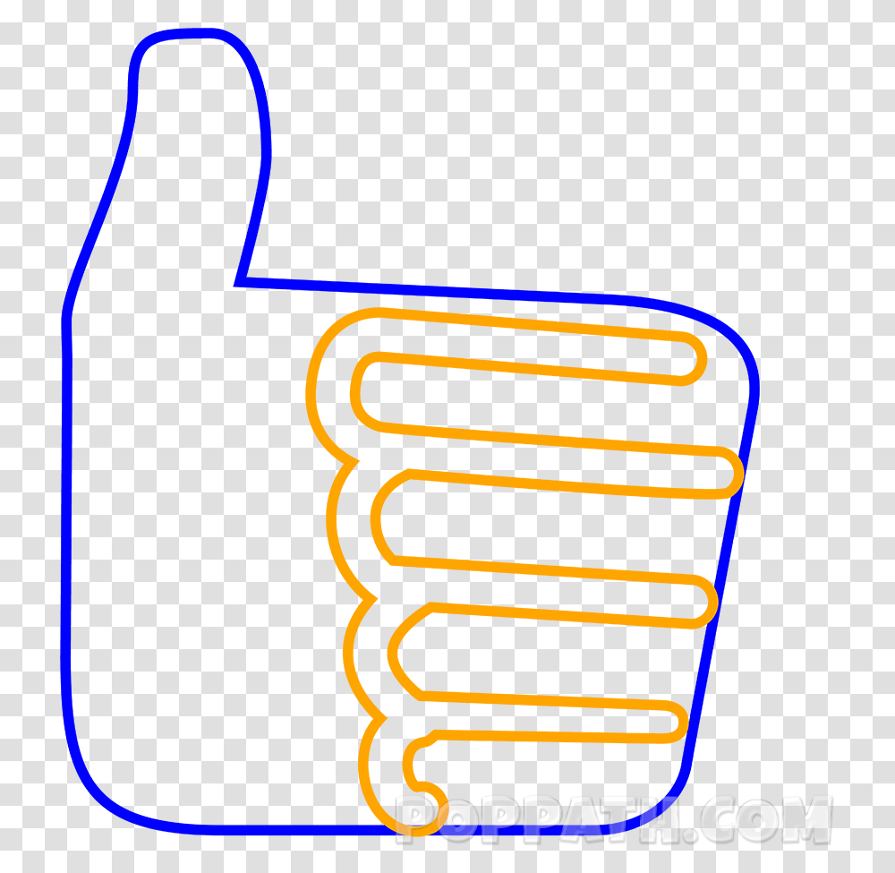 How To Draw A Thumbs Up Emoji Pop Path, Horn, Brass Section, Musical Instrument, Bugle Transparent Png
