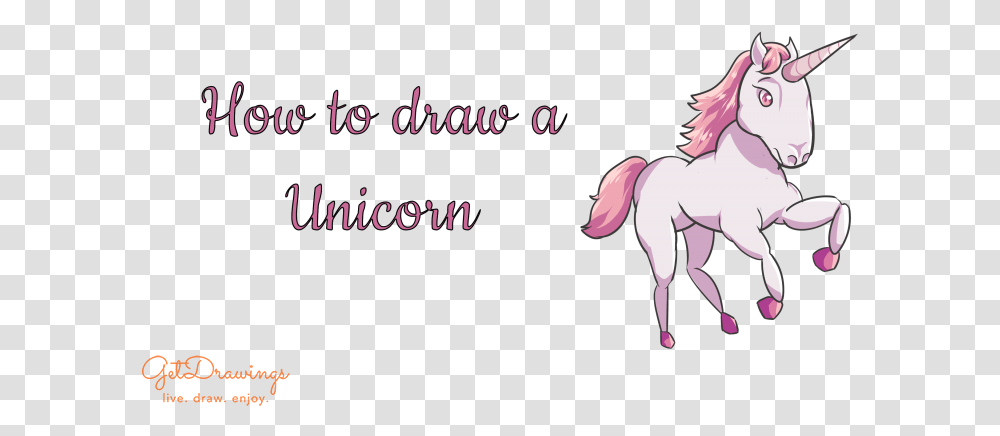 How To Draw A Unicorn Mane, Horse Transparent Png