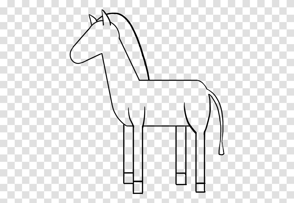 How To Draw A Zebra Zebra Clipart Easy, Gray, World Of Warcraft Transparent Png
