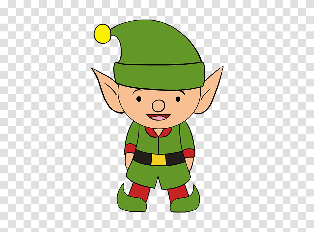 How To Draw An Elf, Green, Apparel, Toy Transparent Png