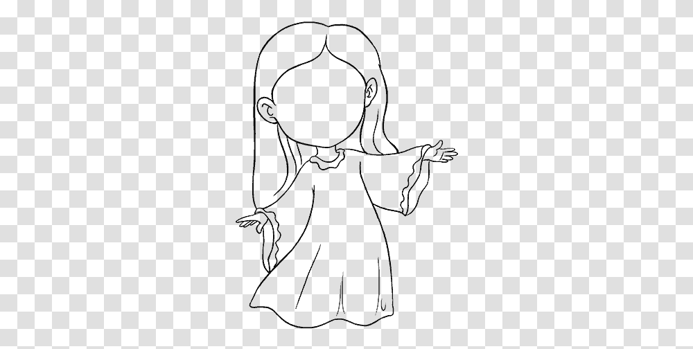 How To Draw Angel Easy Draw Angel Drawings Easy, Gray, World Of Warcraft Transparent Png