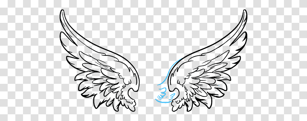 How To Draw Angel Wings Vector Angel Wings, Outdoors, Nature, Water Transparent Png