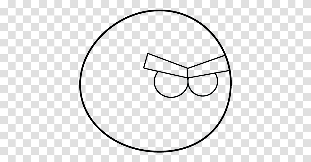How To Draw Angry Birds Circle, Glasses, Accessories, Accessory Transparent Png
