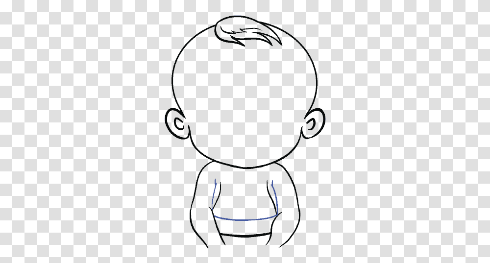 How To Draw Baby Baby Easy To Draw, Silhouette, Face, Photography, Hair Transparent Png