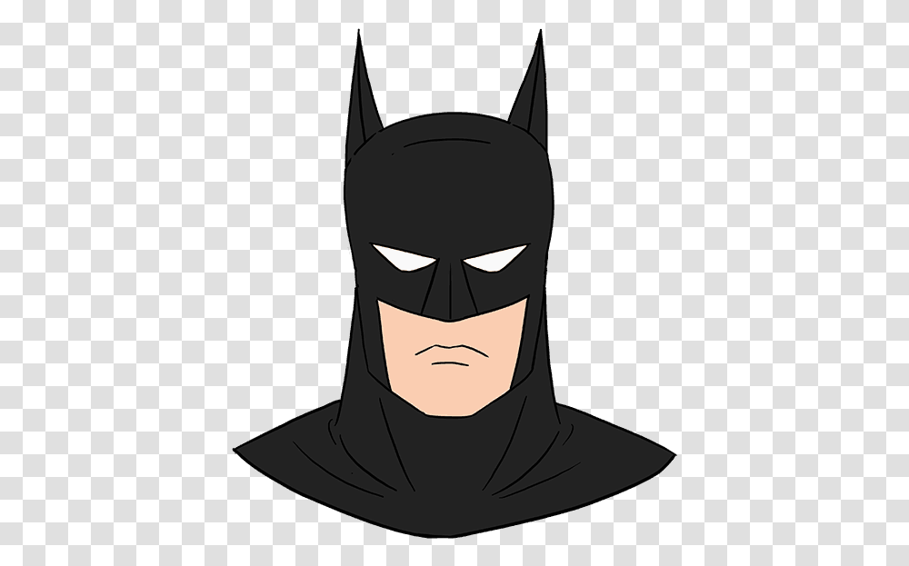 How To Draw Batman's Face Batman Easy Drawing, Mask, Ninja Transparent Png
