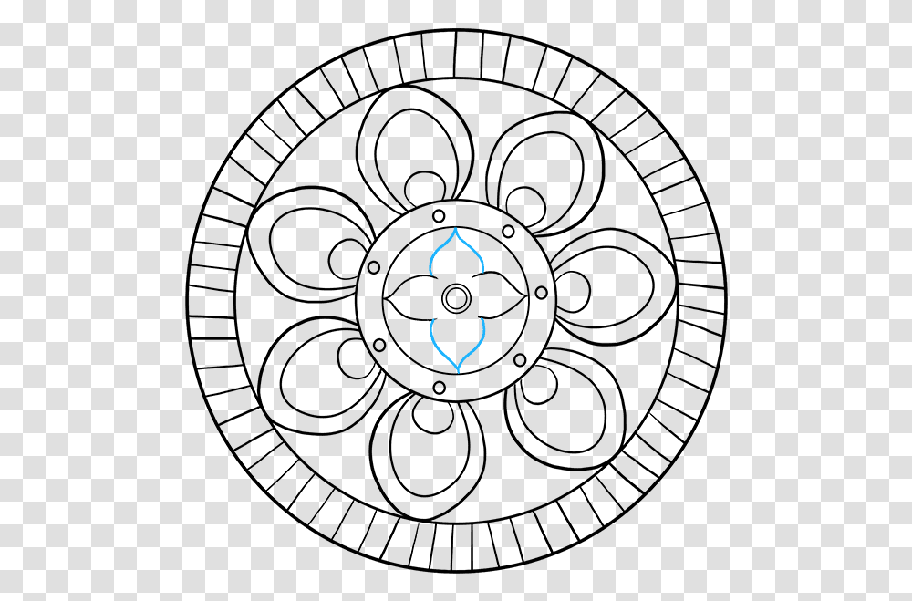 How To Draw Beginner Mandala Windmills, Triangle, Outdoors, Nature, Gecko Transparent Png