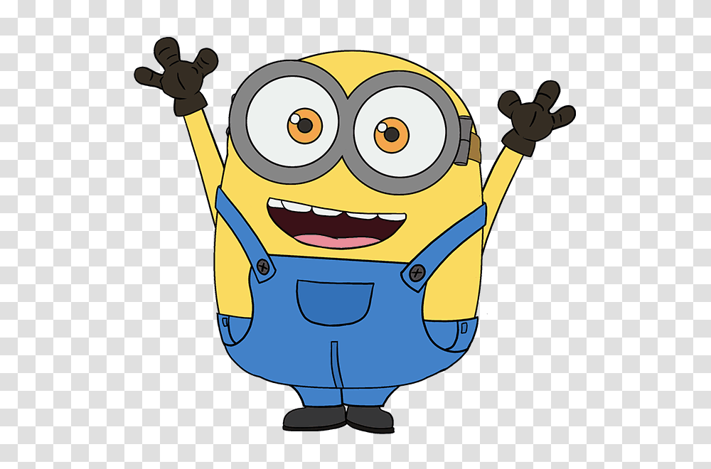 How To Draw Bob The Minion Easy Step, Costume, Doodle, Drawing Transparent Png