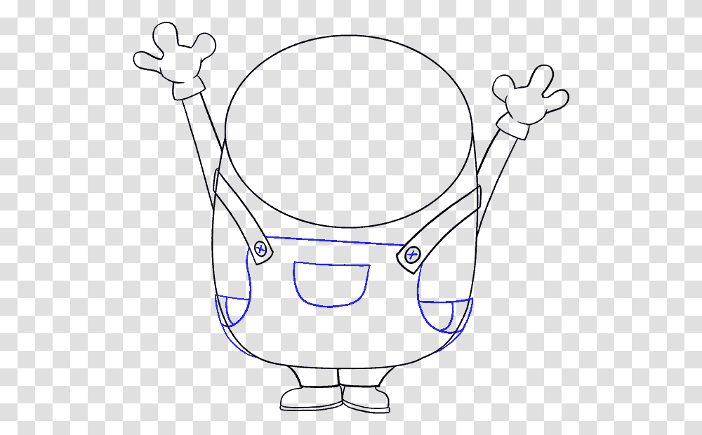 How To Draw Bob The Minion Minions Family Step By Step Drawing, Glass, Goblet, Lighting, Sunglasses Transparent Png