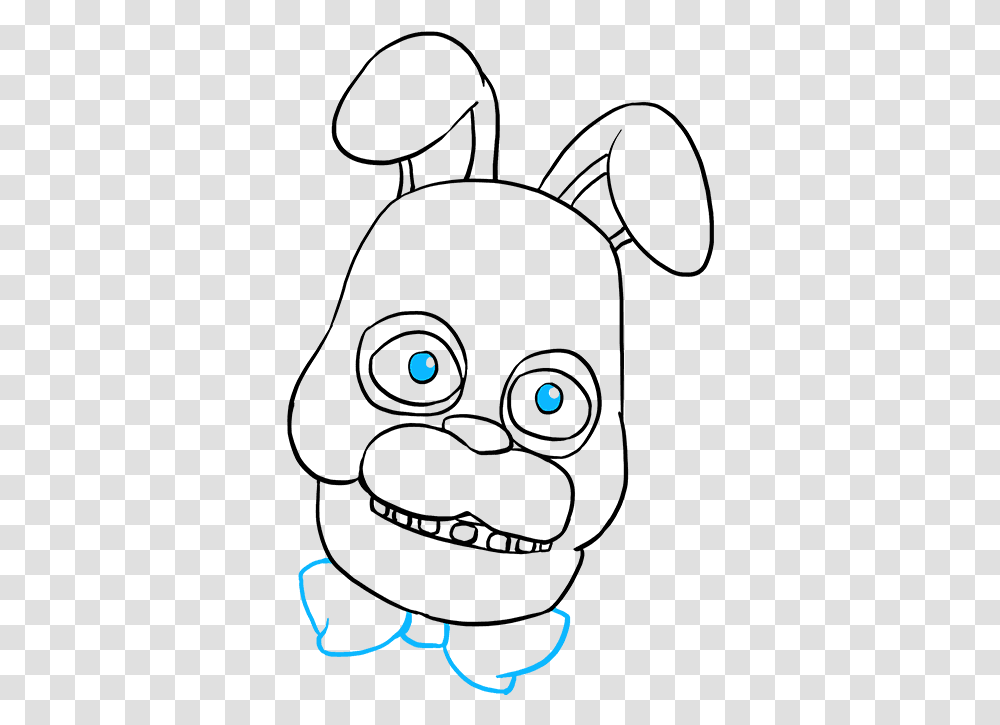 How To Draw Bonnie From Five Nights At Freddy S Cartoon, Flare, Light, Astronomy, Alphabet Transparent Png