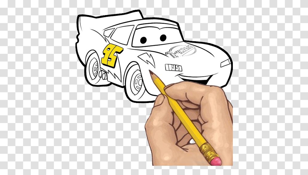 How To Draw Cars Movie Characters T Draw Anime Characters, Clothing, Apparel, Text, Hat Transparent Png