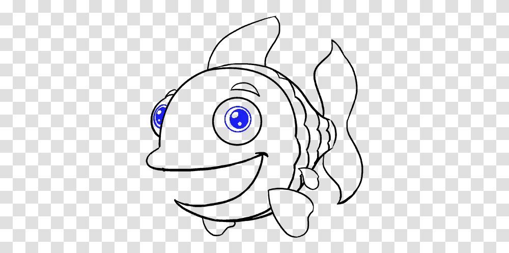How To Draw Cartoon Fish Cartoon Fish To Draw, Flare, Light, Alphabet Transparent Png