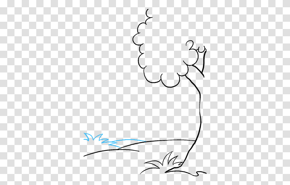 How To Draw Cartoon Forest Easy To Draw Forest, Outdoors, Nature, Alphabet Transparent Png