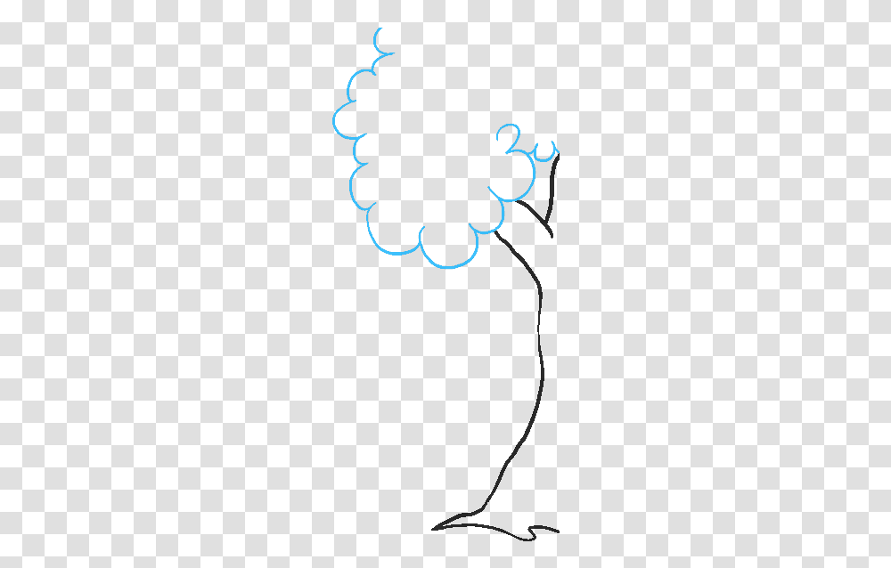 How To Draw Cartoon Forest Sketch, Logo, Alphabet Transparent Png