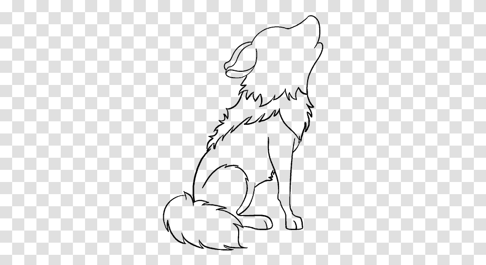 How To Draw Cartoon Wolf Cartoon Wolf Step By Step, Gray, World Of Warcraft Transparent Png